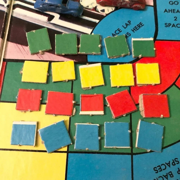 Vintage 1959 Special Detective Speedway Car Racing Board Game Saalfield Pub Co - Picture 10 of 16